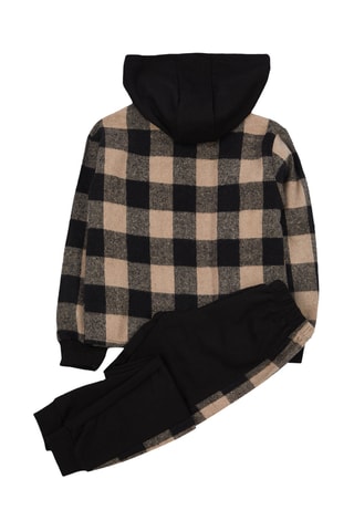 Conjunto 3 peças - Preto e bege