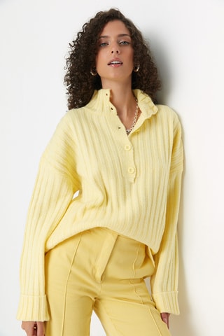 Camisola oversize - Amarelo