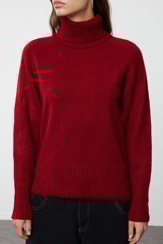 Camisola regular - Bordô
