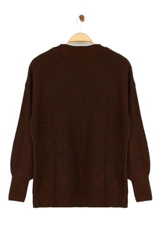 Camisola oversize - Castanho