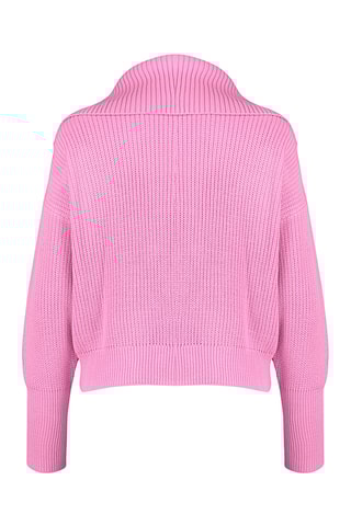 Casaco de malha oversize - Rosa