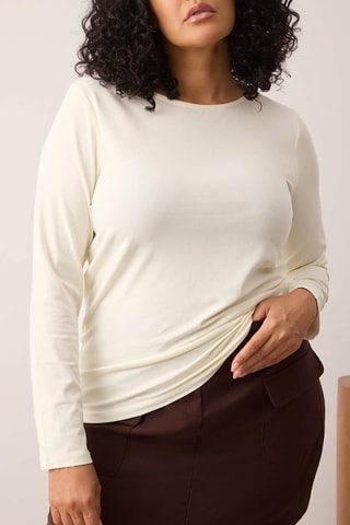 T-shirt slim - Beige