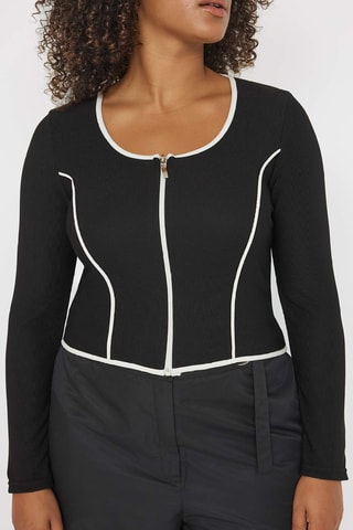 Top slim - Noir
