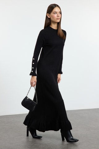 Vestido-camisola - Preto