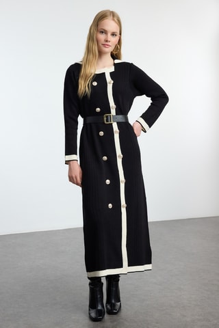 Vestido-camisola - Preto