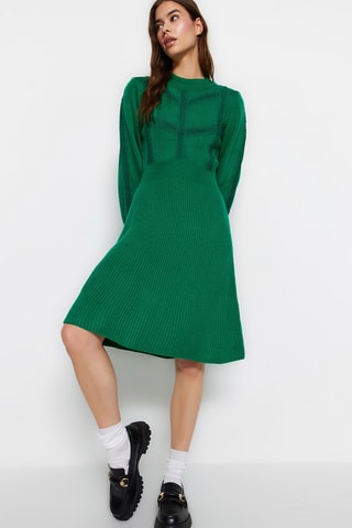 Vestido-camisola - Verde