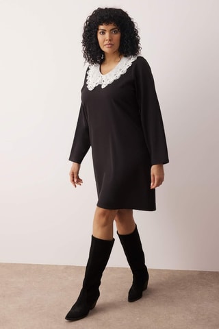 Vestido trapézio - Preto