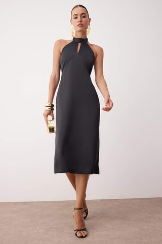 Vestido midi - Preto