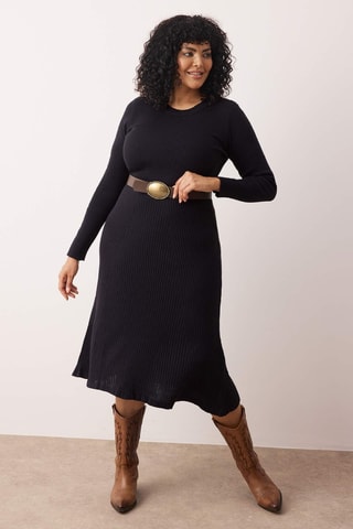 Vestido-camisola - Azul-marinho