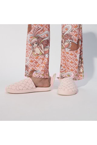 Chinelos de quarto Mermaidiz - Rosa - Undiz