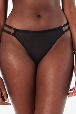 LINGERIE BAS LINGERIE STRING BEMINEIZ NOIR