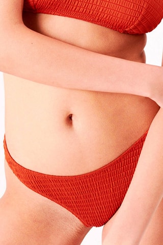 Cuecas de biquíni Rivage Friz - Vermelho-tijolo - Undiz