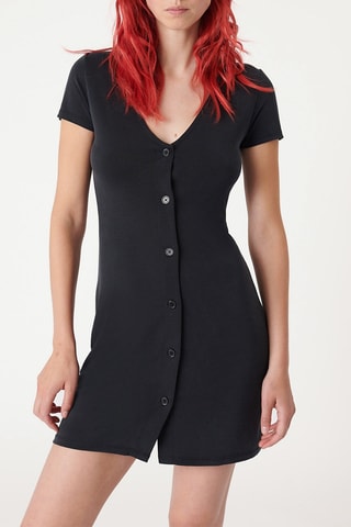 Vestido-camisa Robercupriz - Preto