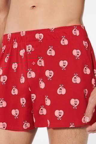 2 Boxershorts Jolicoriz - Zwart en Rood