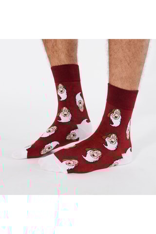 3 pares de meias Grinchoniz - Vermelho e branco - Undiz