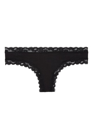 Cueca Skinny-cheeky - Preto