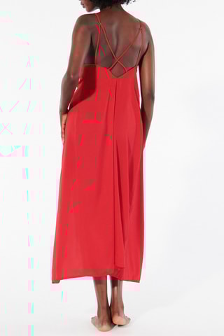 Babydoll comprido Nastriniz - Vermelho