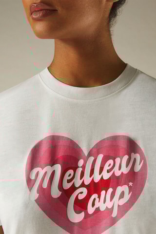 T-shirt Loveheartiz - Cru - Undiz