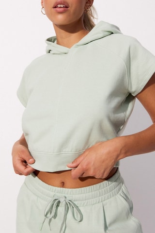 Sweat curta Shelbiz - Azul-claro