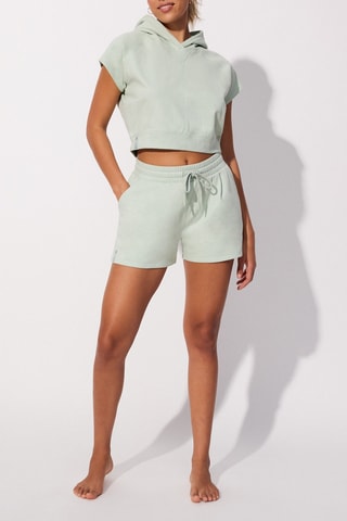Sweat curta Shelbiz - Azul-claro