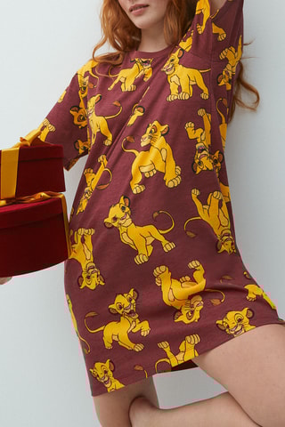 Pijama O Rei Leão Disney Moodlioniz - Castanho e amarelo