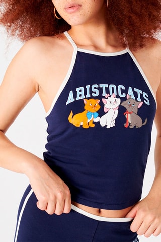 Top Os Aristogatos Disney Aristopariz - Azul-marinho