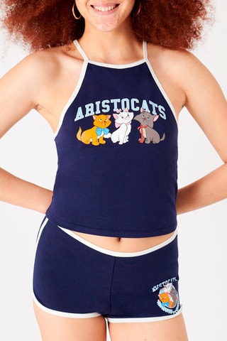 Top Os Aristogatos Disney Aristopariz - Azul-marinho