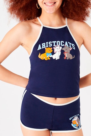 Calções Os Aristogatos Disney Aristopariz - Azul-marinho