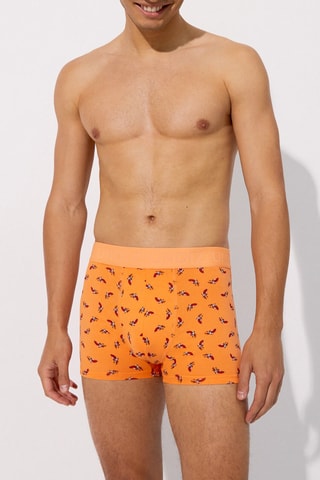 HOMME LINGERIE BOXER REPEATIZ JAUNE