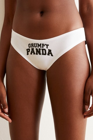 Slip met oortjes Po Ping Kung Fu Panda Ecru