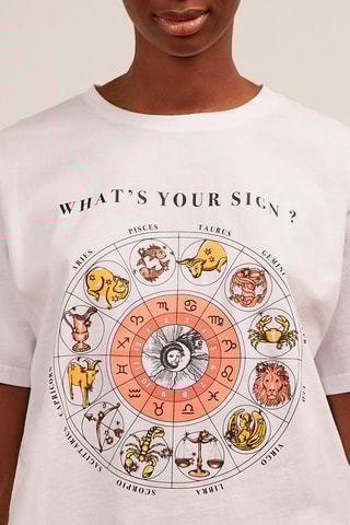 T-shirt Zodiaciz Branco