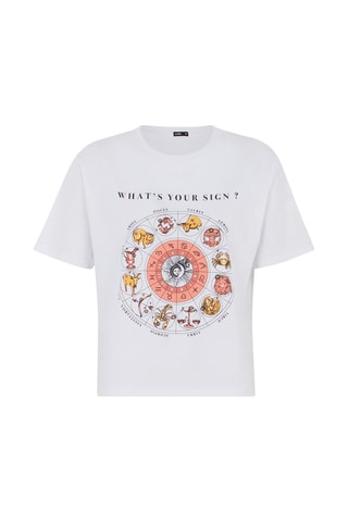 T-shirt Zodiaciz Branco