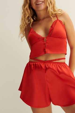 Crop top Topstrapiz Vermelho