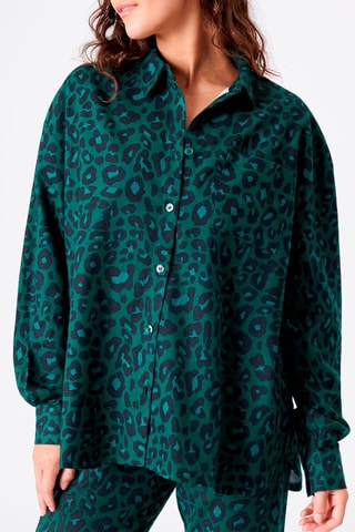 Blouse Checkchemiz - Pauwblauw