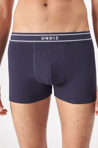 Boxers em algodão biológico New Katchiz Beerbossiz - Azul-marinho