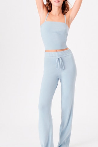Broek Wide Legs Mailliz - Blauw
