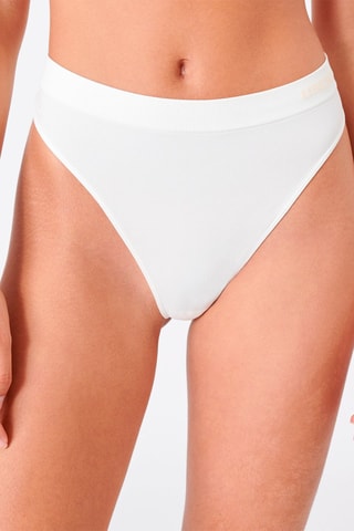 String Hoge Taille Seamstiz Wit