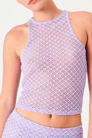 Crop top Beacheriz Malva