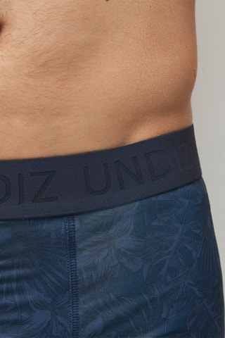 Boxers Repeatiz Tropinaviz Azul-escuro