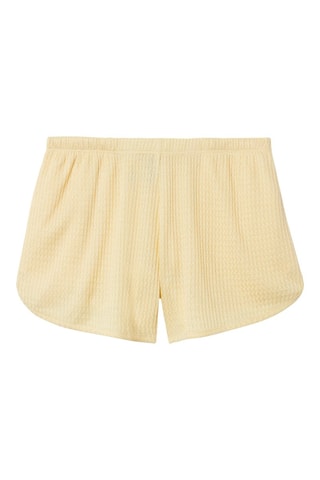 Calções casual Gaugoutiz Amarelo