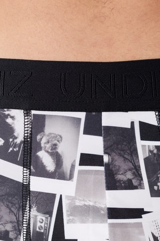 Boxers New Katchiz Polaroiz Preto e branco