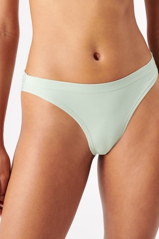 Tanga Seamlesslaciz Amandelgroen
