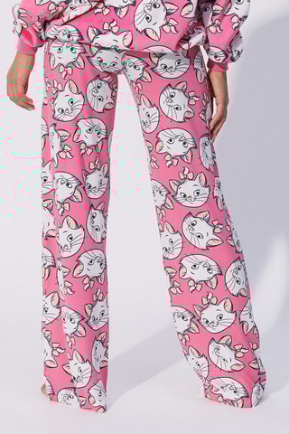 Calças de pijama direitas Marie Os Aristogatos Disney Marieliz - Rosa