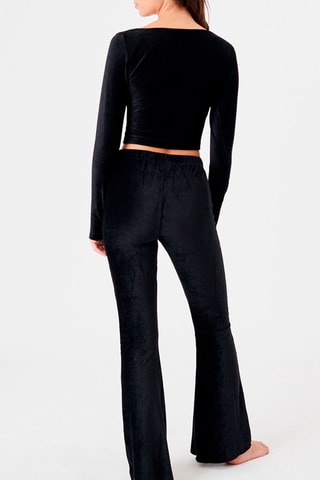 Leggings em veludo Revengiz Preto