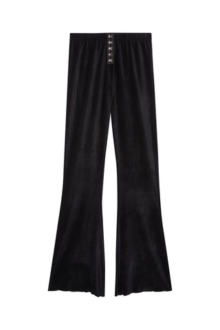 Leggings em veludo Revengiz Preto