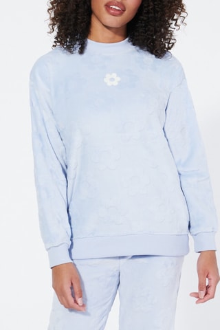 Sweat de pijama Fluffysiz - Azul-celeste