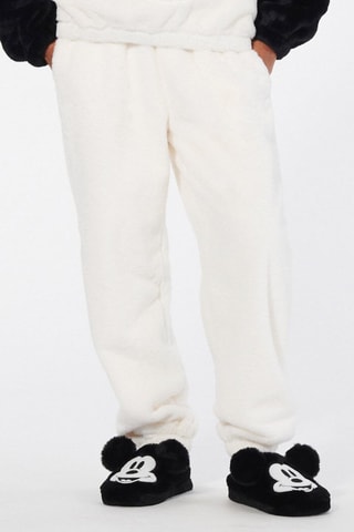 Calças de pijama Mickey Disney Furpantiz - Cru