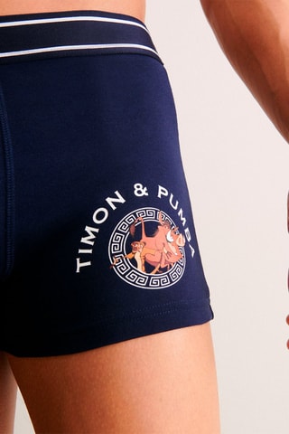 Boxers Timon e Pumba Disney New Katchiz Varsijokersiz - Azul-marinho