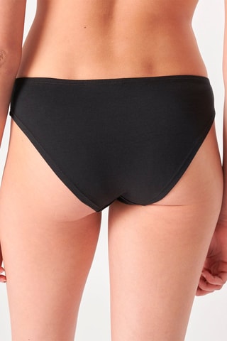 3 cuecas Bottliz Balanci - Preto e branco