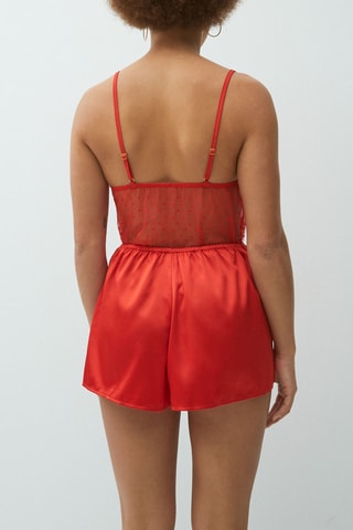 Macacão curto Jolliz Vermelho
